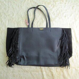 Victoria's Secret Black w/ Tassel Handbag NWT